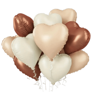 (F09-B) 45cm Herz-Folienballon verschiedenfarbig (1,50€)