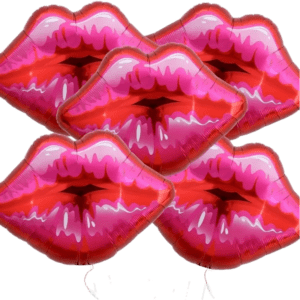 (F16) 70cm Folienballon Küsschen (3,50€)