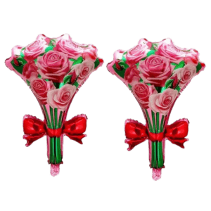 (F17) 55cm Folienballon Blumenstrauß (2,50€)