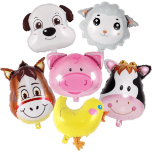 (F18) 50cm Folienballon Bauernhof verschiedene Motive (2,50€)
