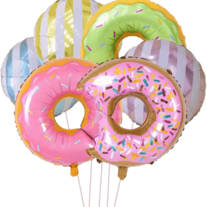 (F39-A) 70cm Folienballon Donut verschiedene Motive (5,-€)