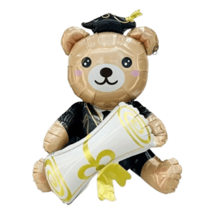 (F49) 70cm Folienballon Abschluss-Teddybär (5,50€)