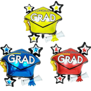 (F50) 60cm Folienballon Abschluss verschiedenfarbig (4,50€)