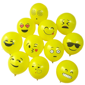 (L09) 26cm Latexballons Emoji (0,30€)