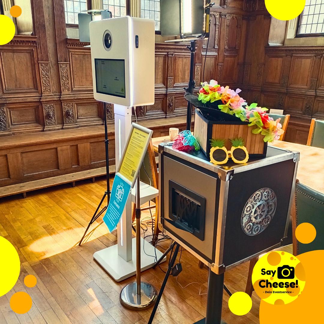 SayCheese LED-Fotobox weiß