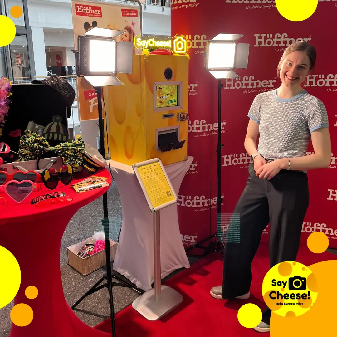 SayCheese Classic Fotobox mieten mit Betreuung und Animation