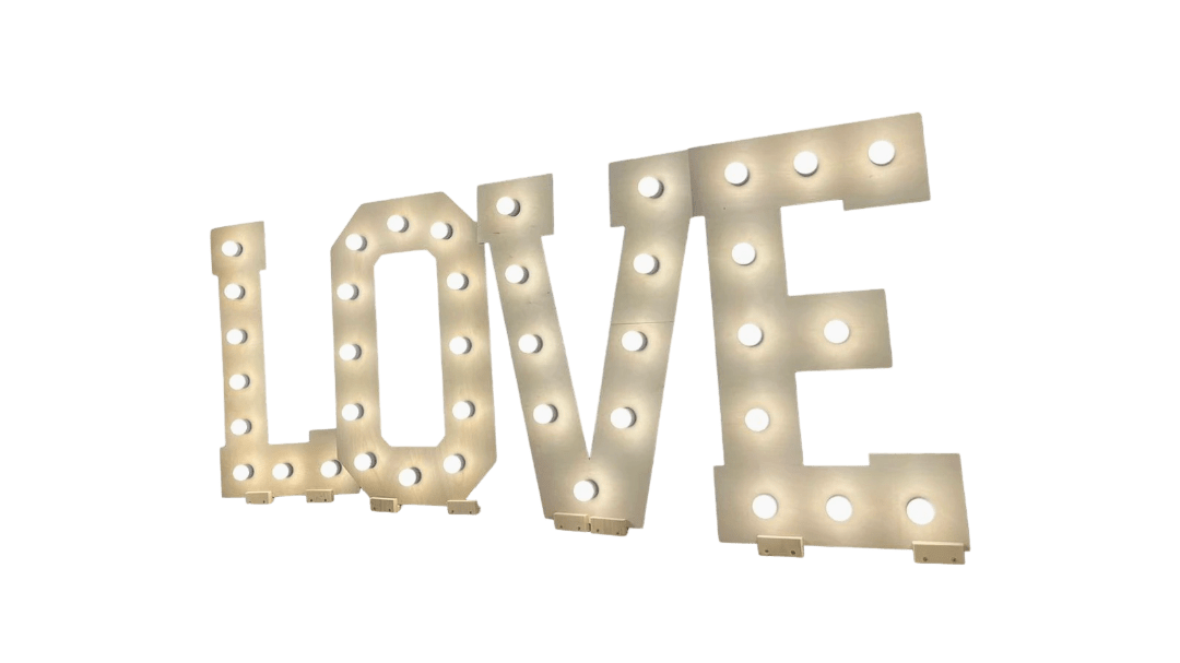 XXL-Leuchtbuchstaben