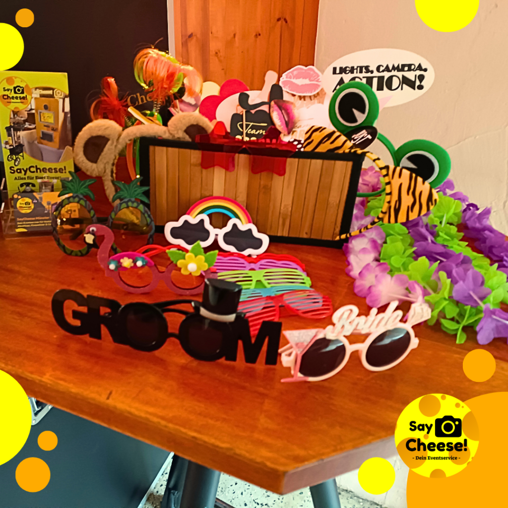 SayCheese Fotobox Requisiten