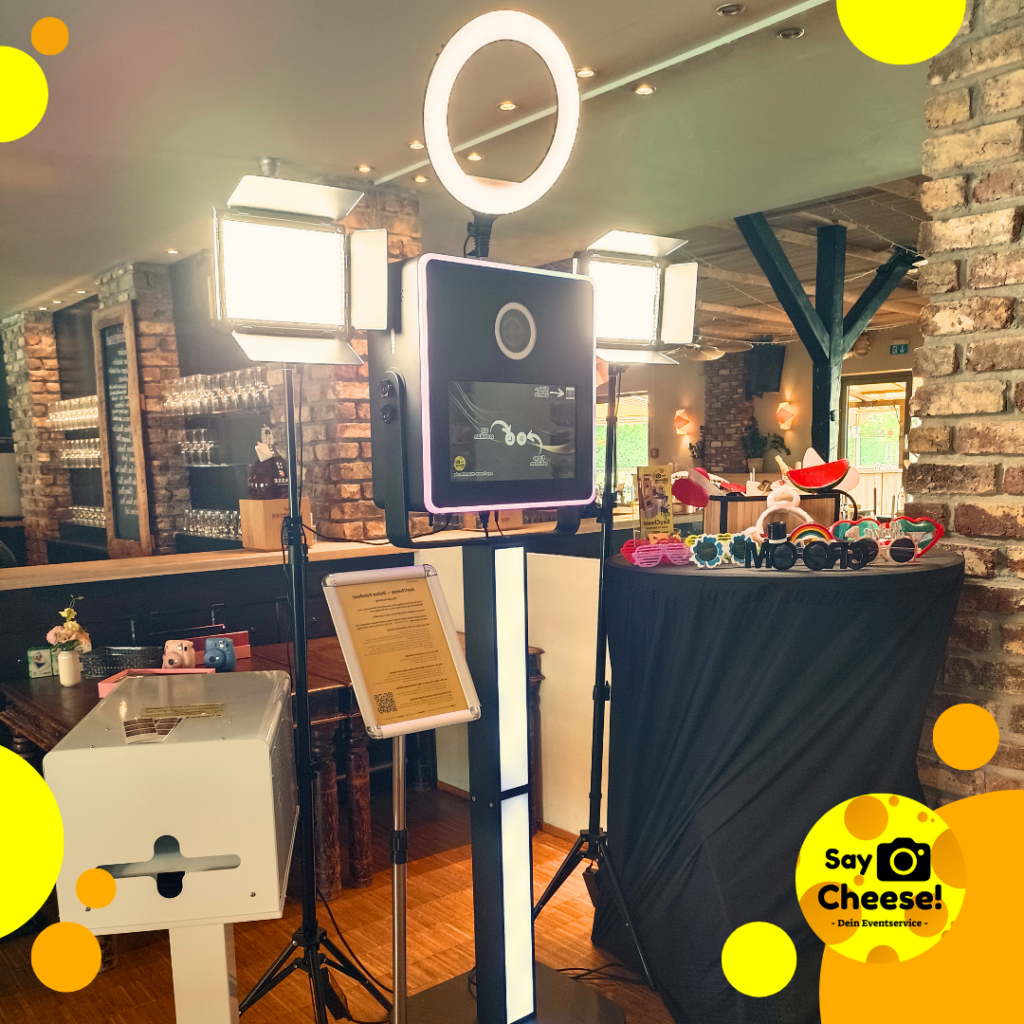 LED Photobooth schwarz mieten