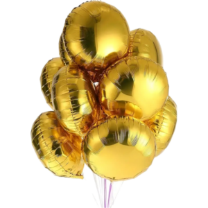 (F02) 45cm Folienballon Gold (1,50€)