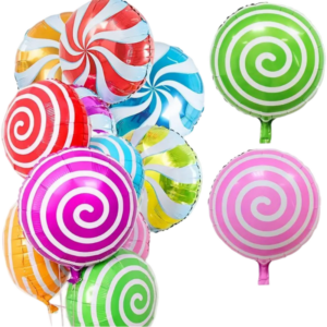 (F07-A) 45cm Candy-Folienballon verschiedenfarbig (1,50€)