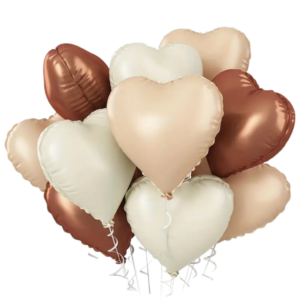 (F09-B) 45cm Herz-Folienballon verschiedenfarbig (1,50€)