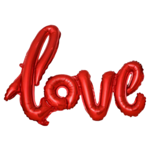 (F14) 100cm Folienballon Love verschiedenfarbig (5,-€)