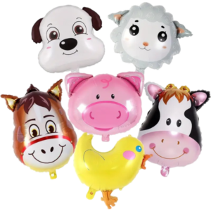 (F18) 50cm Folienballon Bauernhof verschiedene Motive (2,50€)