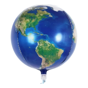 (F28) 55cm Folienballon Globus (4,-€)