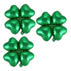 (F29) 40cm Folienballon Kleeblatt verschiedenfarbig (3,50€)