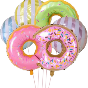 (F39-A) 70cm Folienballon Donut verschiedene Motive (5,-€)