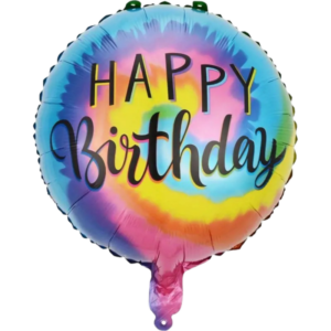 (F42-A) 45cm Folienballon Happy Birthday verschiedenfarbig (3,50€)