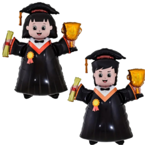 (F47) 95cm Folienballon Abschluss verschiedene Motive (6,-€)