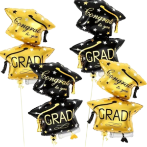 (F48) 80cm Folienballon Abschluss verschiedenfarbig (6,50€)