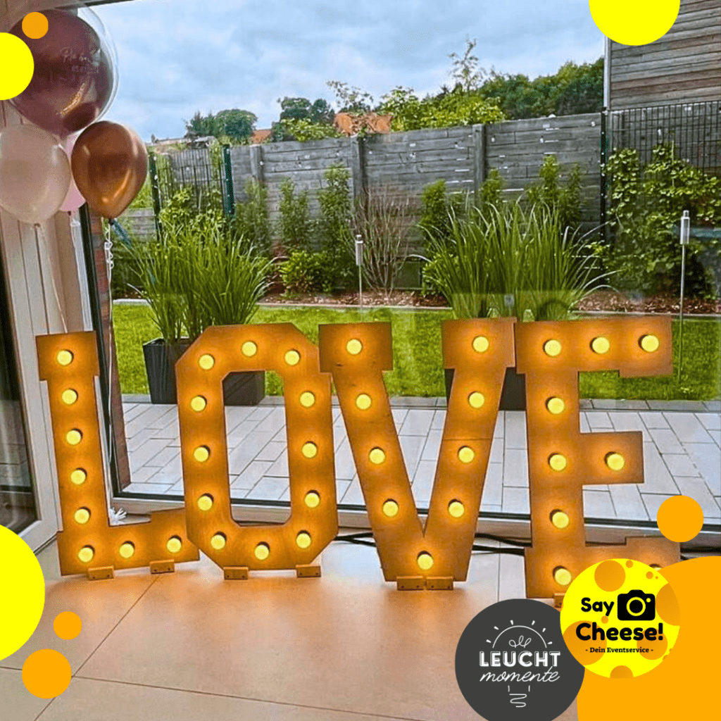 Love Letters Leuchtmomente mieten Münster