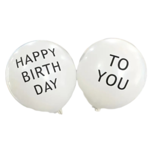 (L13) 26cm 2er-Latexballons Geburtstag (0,60€)