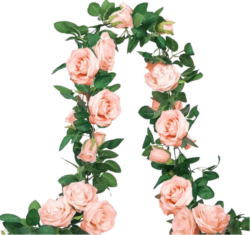 Rosengirlanden (rosa)