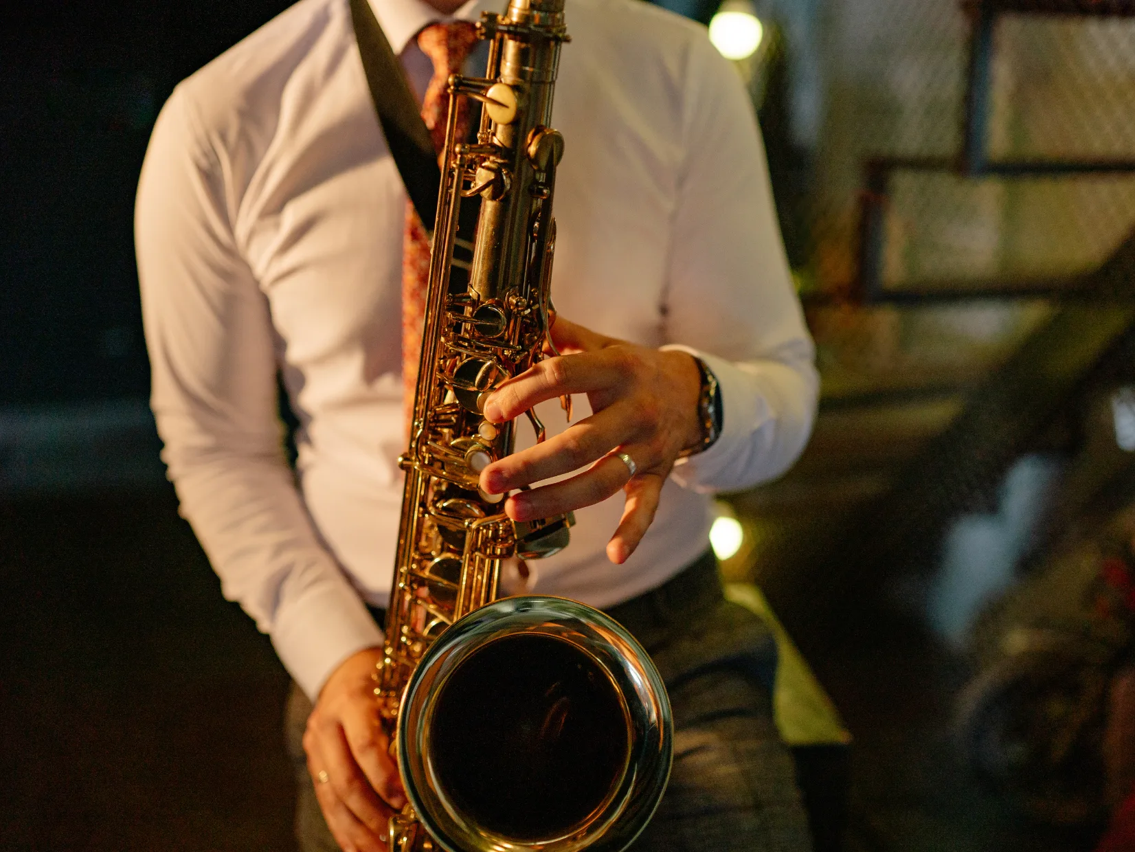 Live Musik Saxophon Feier Stimmung