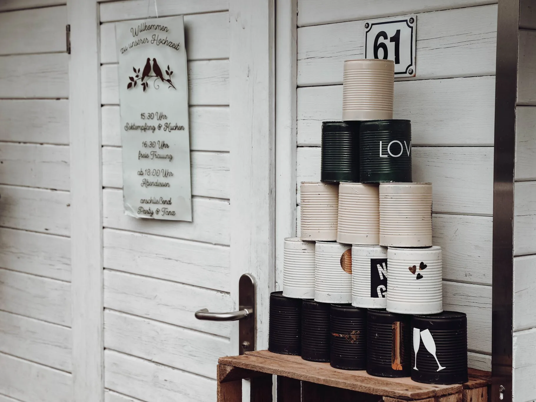 Partyspiel Dosenwerfen Hochzeit Münster mieten