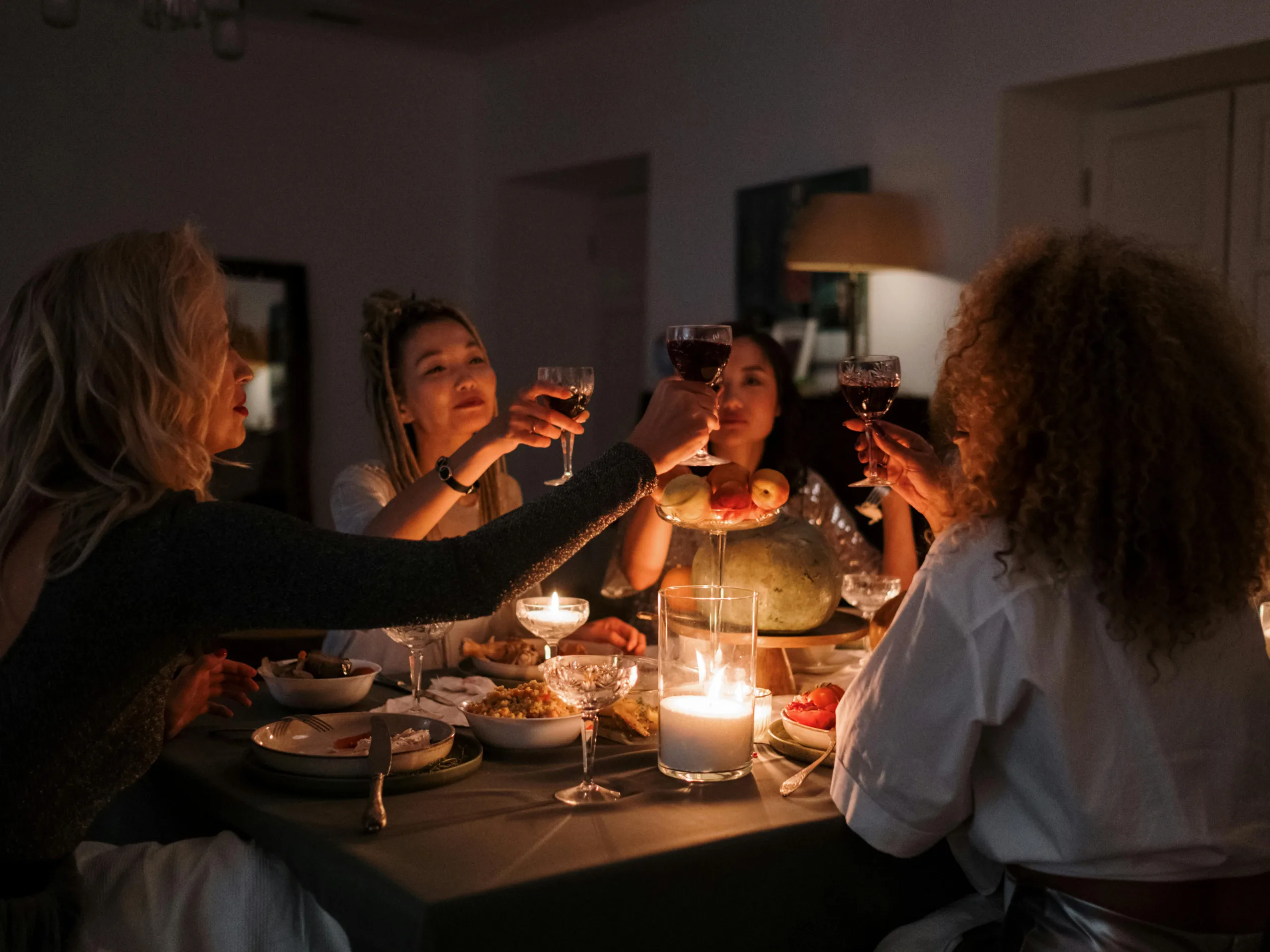 Abendessen mit Freundinnen 